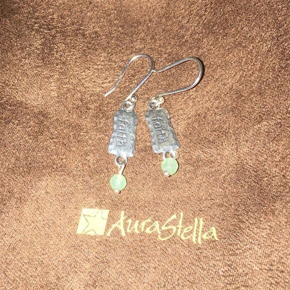 Faith french wire earrings - Picture 2 of 2